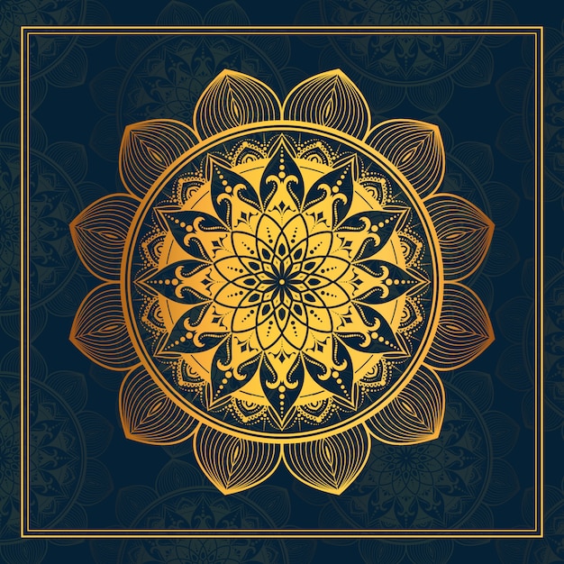 Luxe gouden mandala