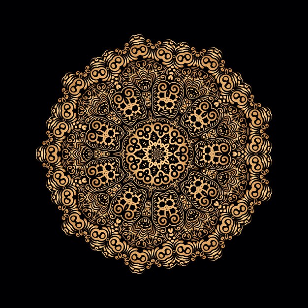 Luxe gouden mandala