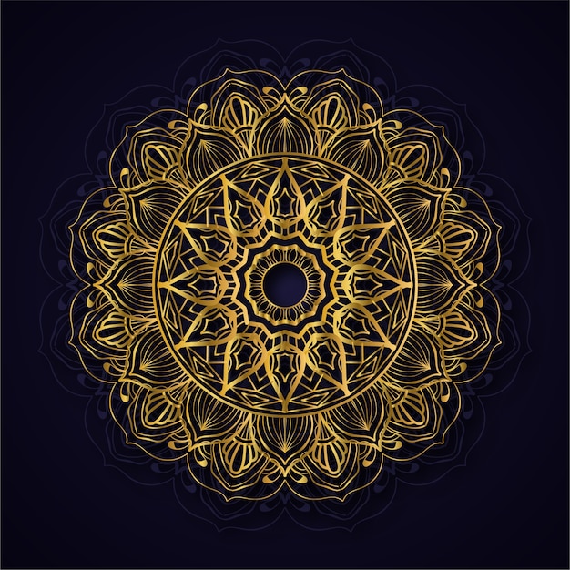 Luxe gouden mandala