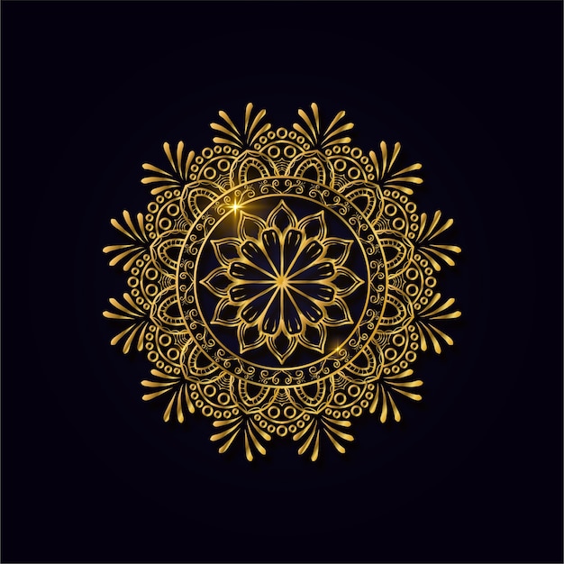 Luxe gouden mandala