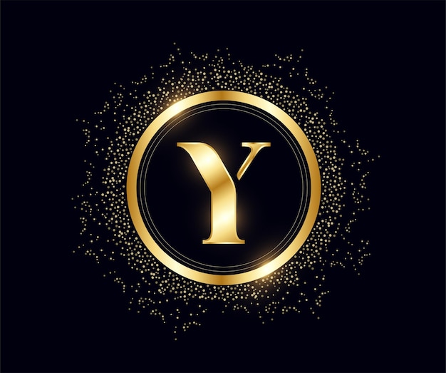Luxe initiële Y-logosjabloon voor restaurant, Royalty, boetiek, café, hotel, heraldiek, sieraden enz