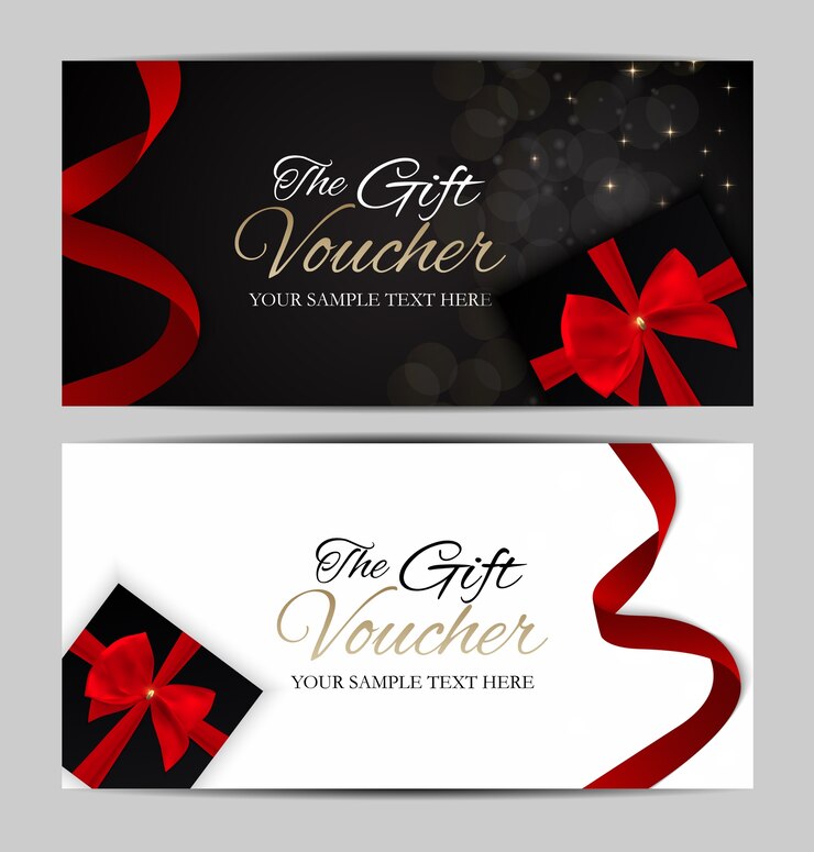 Vector luxe leden, cadeaukaartsjabloon voor uw bedrijf
