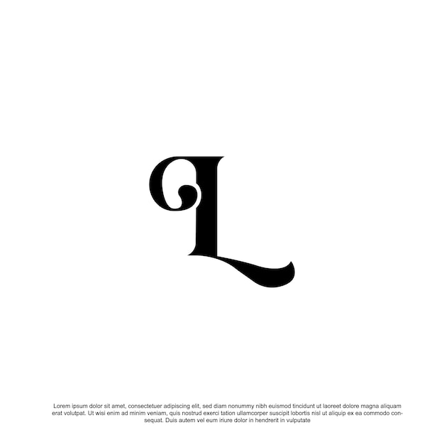 Luxe letter L-logo-ontwerp voor uw merk