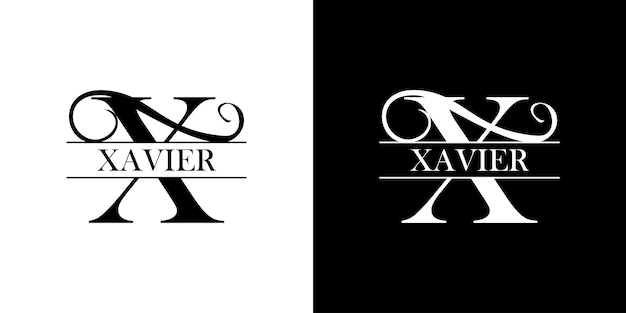 Luxe letter logo ontwerp