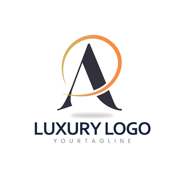 Luxe logo a letter logo creative letter logo