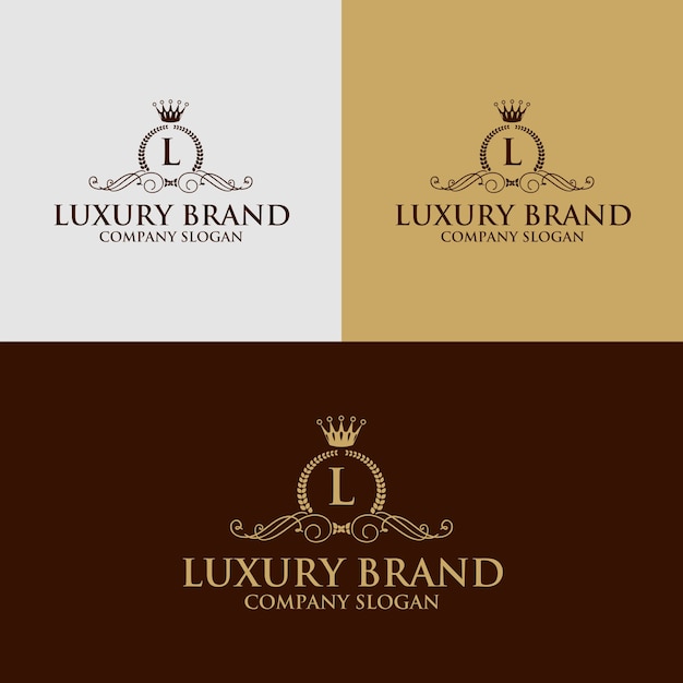 Luxe logo sjabloon.