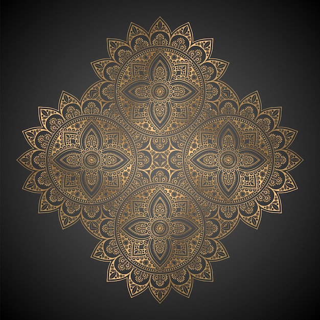 Luxe maaswerk mandala.