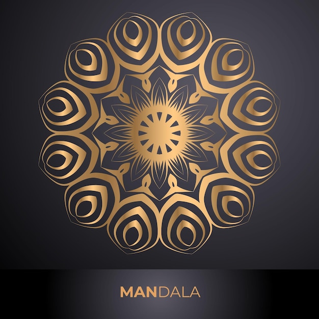 Luxe mandala achtergrond Art Design