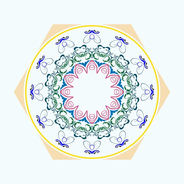 Vector luxe mandala-achtergrond met prachtig arabesk decoratie arabisch islamitisch ontwerp