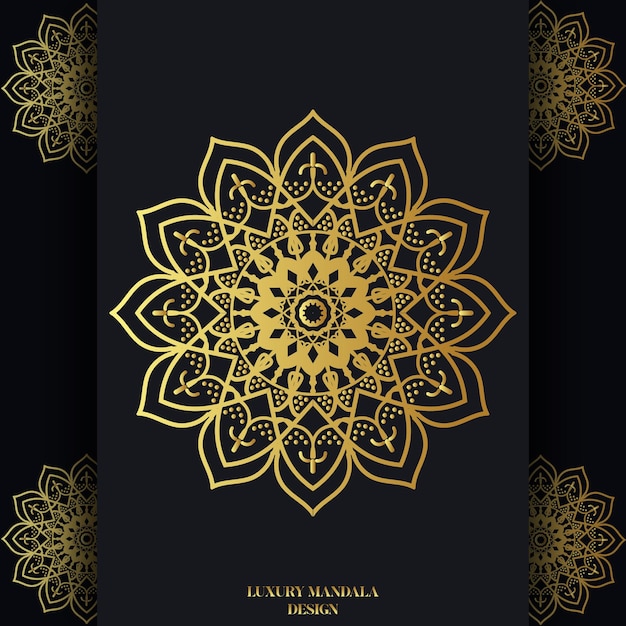 Luxe Mandala achtergrond Ontwerp trending mandala