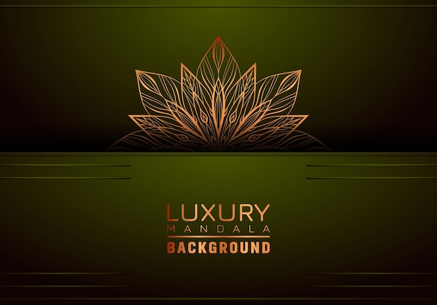 Luxe mandala achtergrond sier arabesque stijl met gouden arabesque patroon stijl decoratieve mandala ornament voor afdrukken brochure banner cover poster uitnodigingskaart