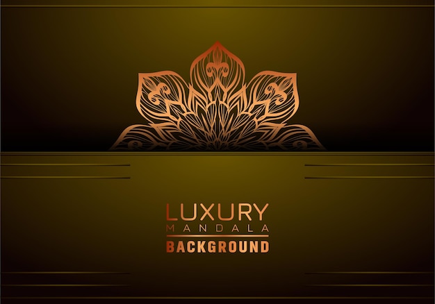 Luxe mandala achtergrond sier arabesque stijl met gouden arabesque patroon stijl decoratieve mandala ornament voor afdrukken brochure banner cover poster uitnodigingskaart