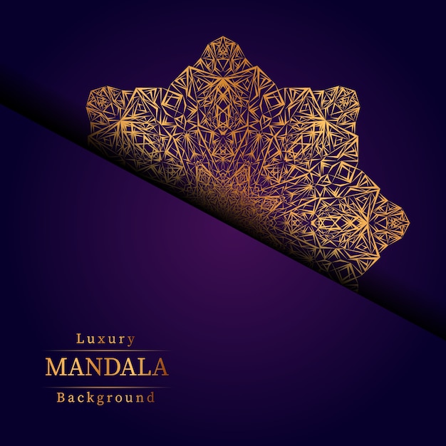 Luxe mandala achtergrond