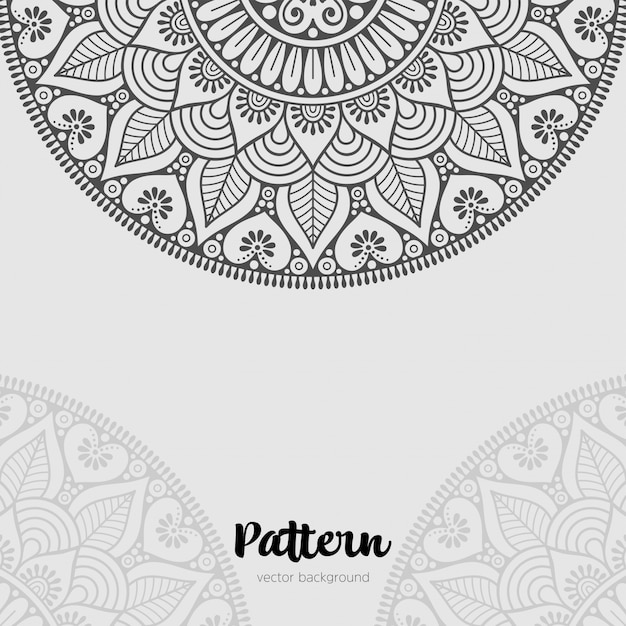 Vector luxe mandala achtergrond