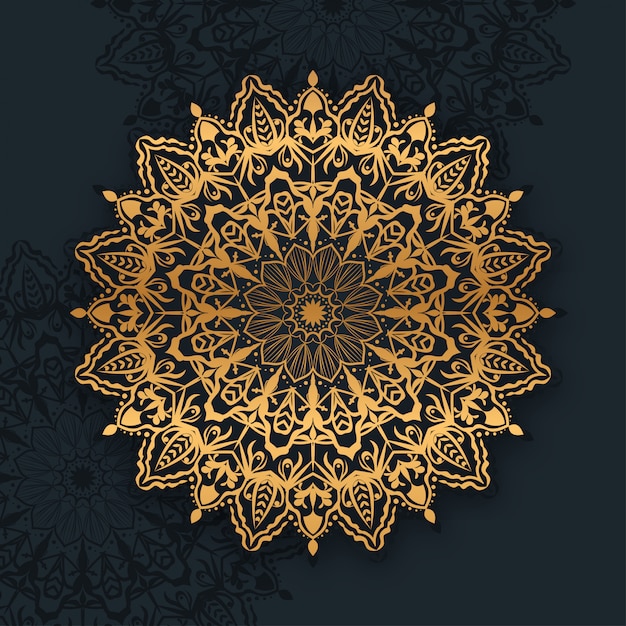 Luxe mandala achtergrond