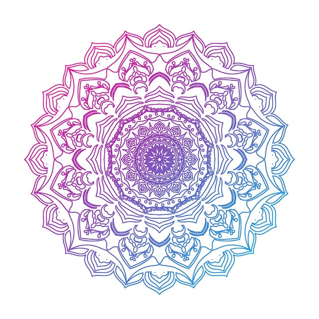 Luxe mandala achtergrond