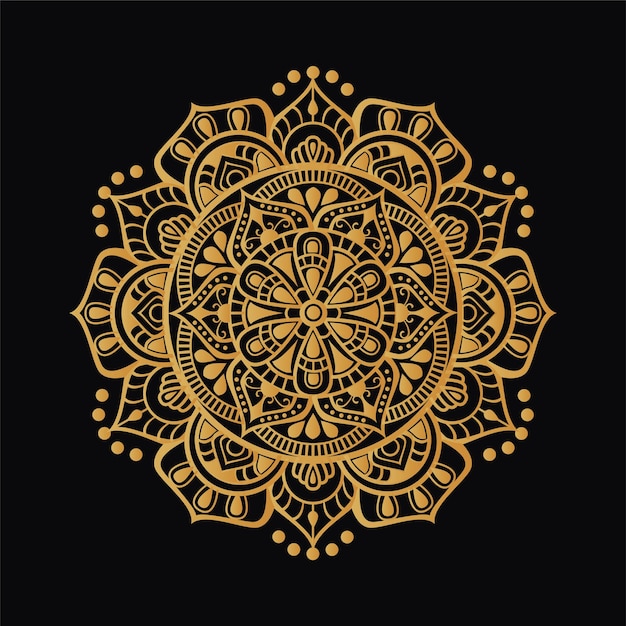 Luxe mandala achtergrond