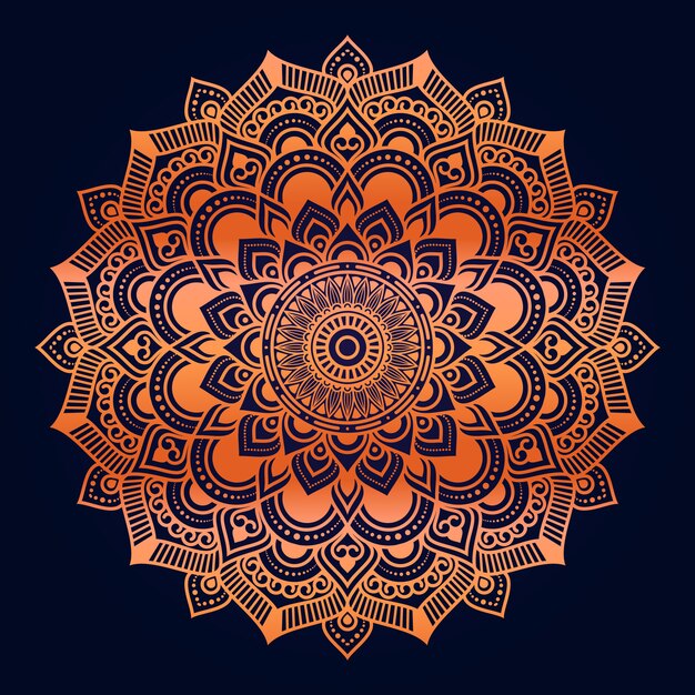 Luxe mandala achtergrond