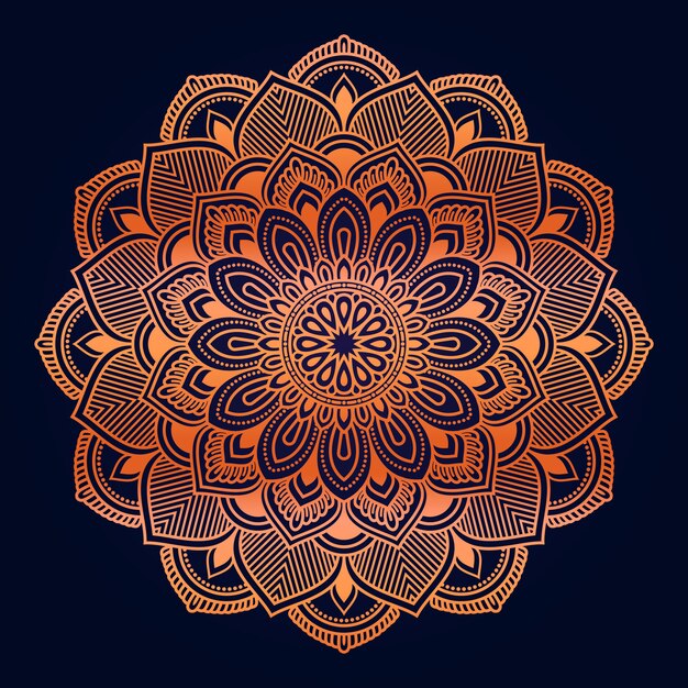 Luxe mandala achtergrond