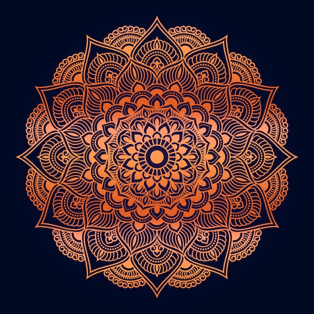 Luxe mandala achtergrond