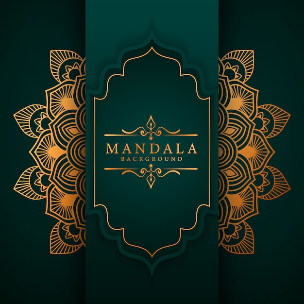 Luxe mandala achtergrond
