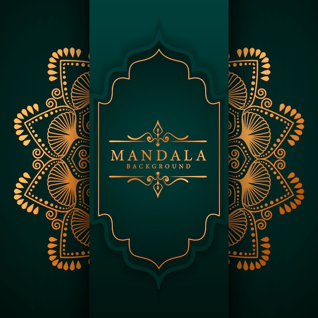 Luxe mandala achtergrond