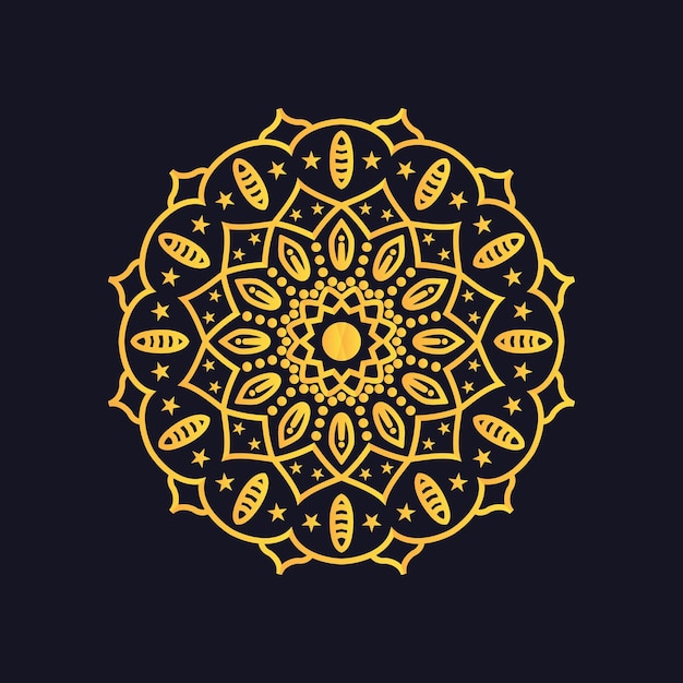 Luxe mandala achtergrond