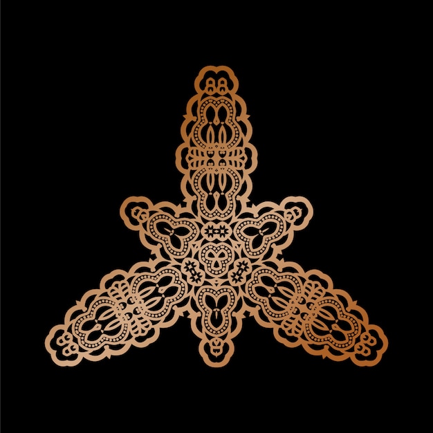 Luxe mandala achtergrond