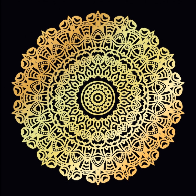 Luxe mandala achtergrond