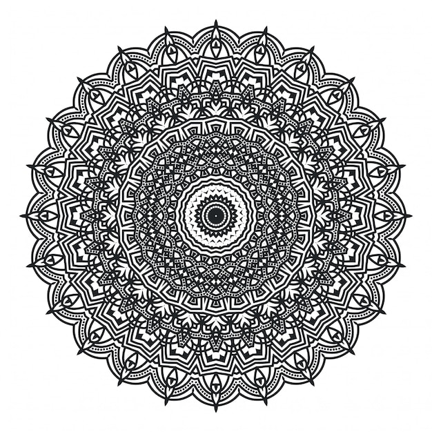 Luxe mandala achtergrond