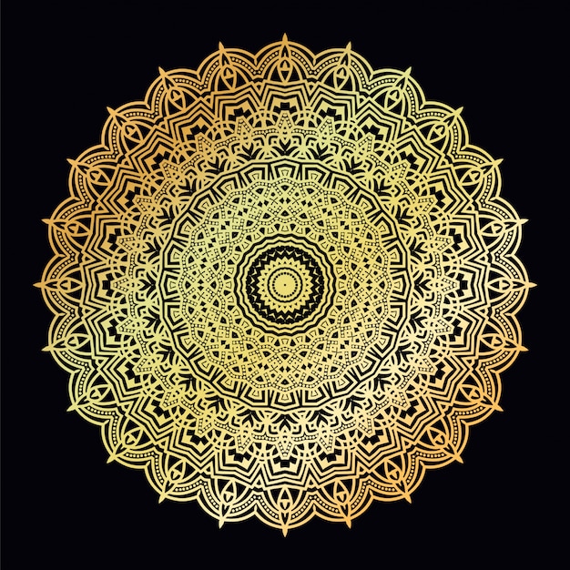 Luxe mandala achtergrond