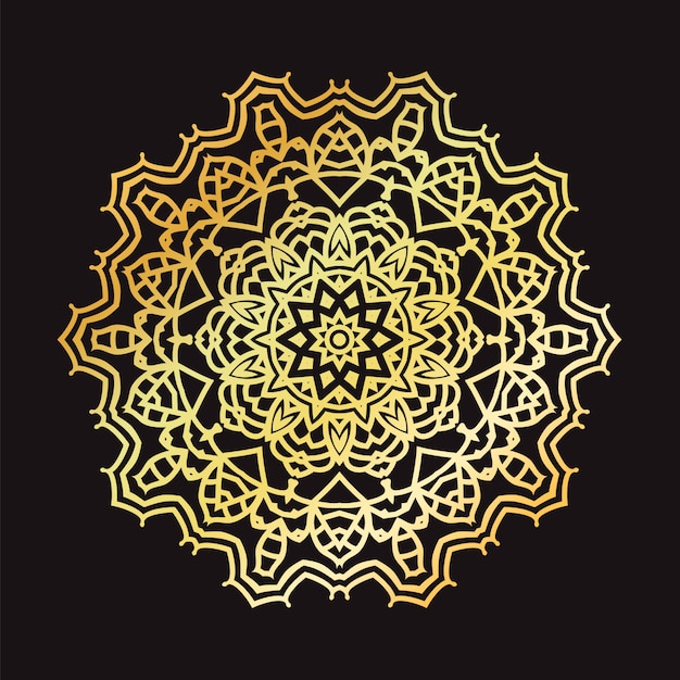 Luxe mandala achtergrond