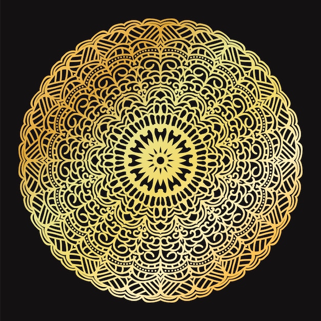 Luxe mandala achtergrond