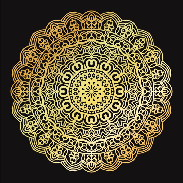 Vector luxe mandala achtergrond