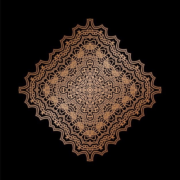 Luxe mandala achtergrond