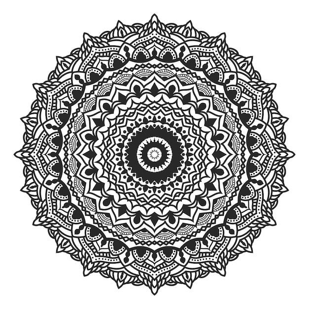 Luxe mandala achtergrond