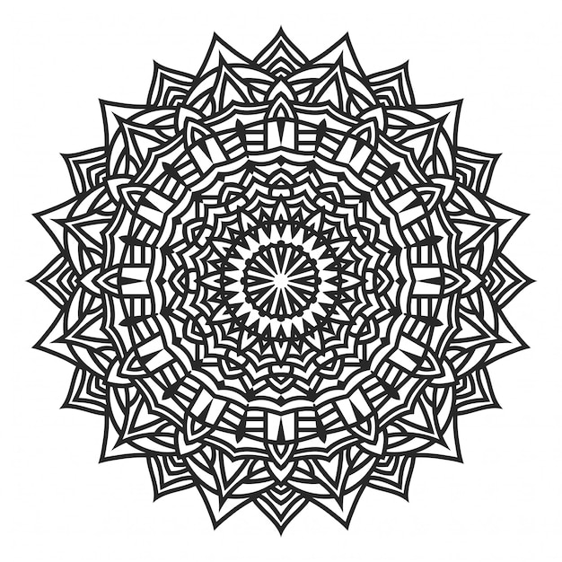 Luxe mandala achtergrond