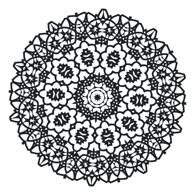 Luxe mandala achtergrond