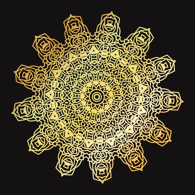 Vector luxe mandala achtergrond