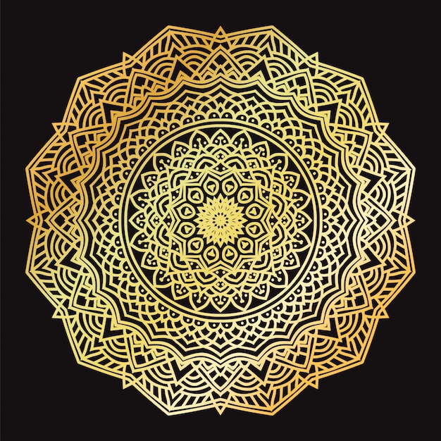 Luxe mandala achtergrond