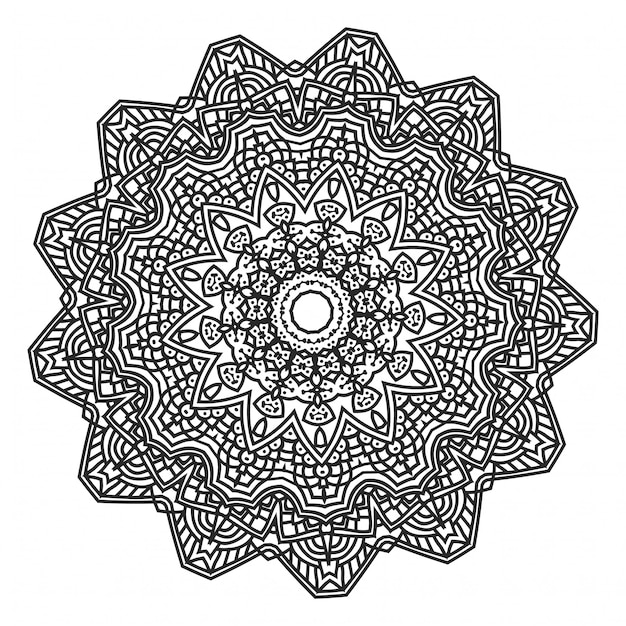 Luxe mandala achtergrond