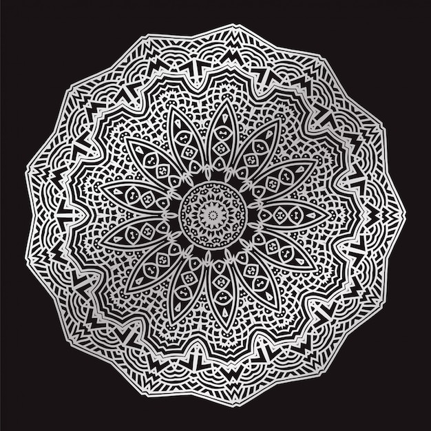 Luxe mandala achtergrond