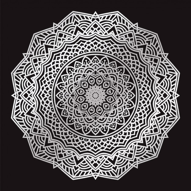 Luxe mandala achtergrond