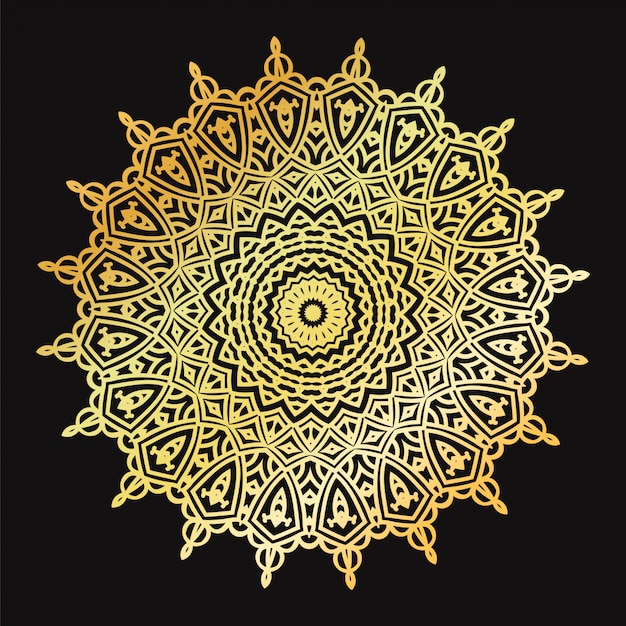 Luxe mandala achtergrond