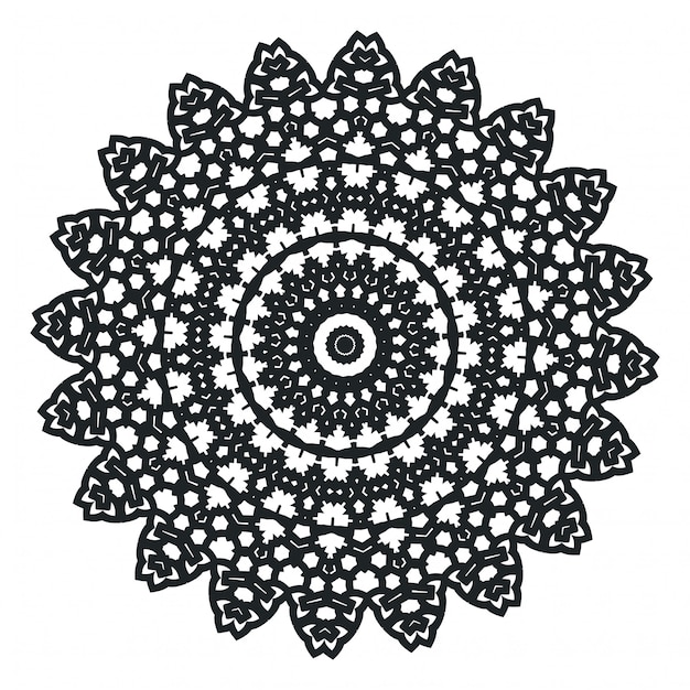 Vector luxe mandala achtergrond