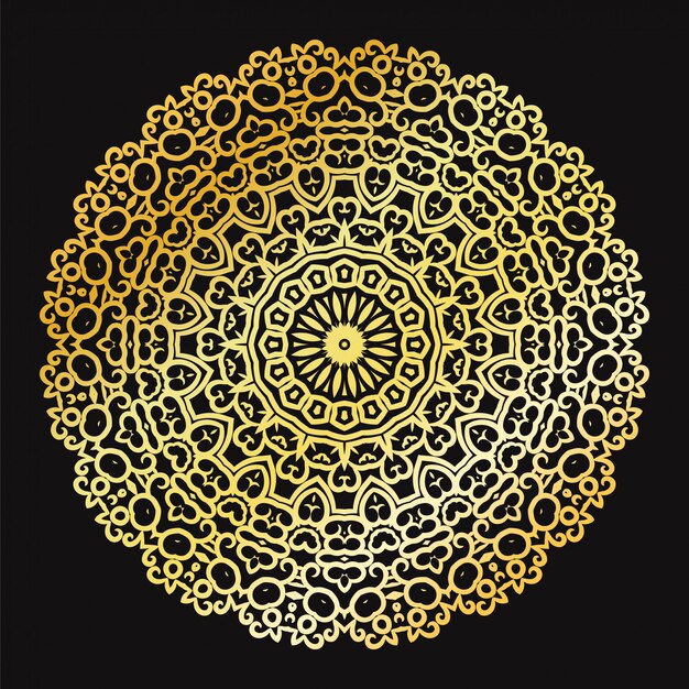 Luxe mandala achtergrond