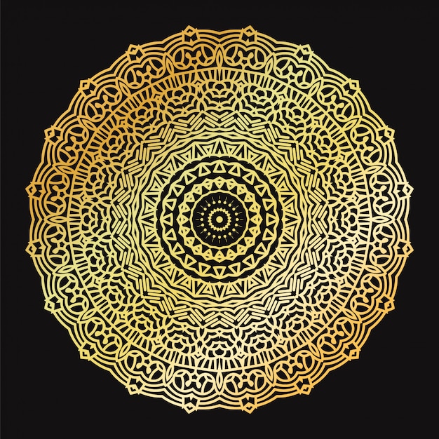 Luxe mandala achtergrond