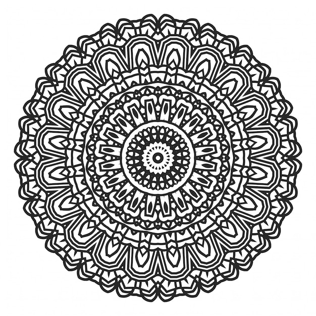 Luxe mandala achtergrond