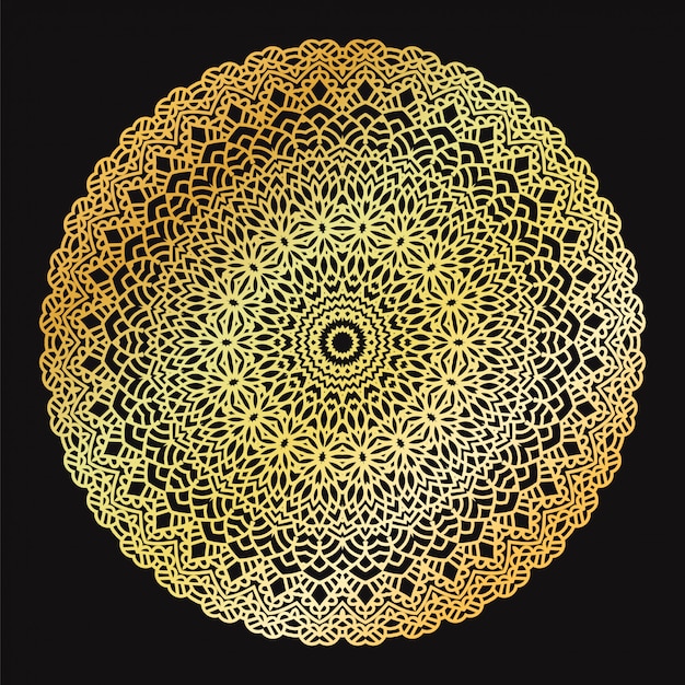 Luxe mandala achtergrond
