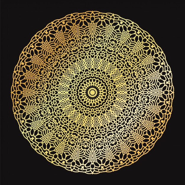 Luxe mandala achtergrond